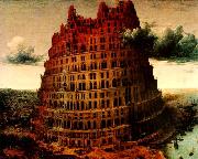 BRUEGEL, Pieter the Elder The-Little-Tower of Babel oil painting